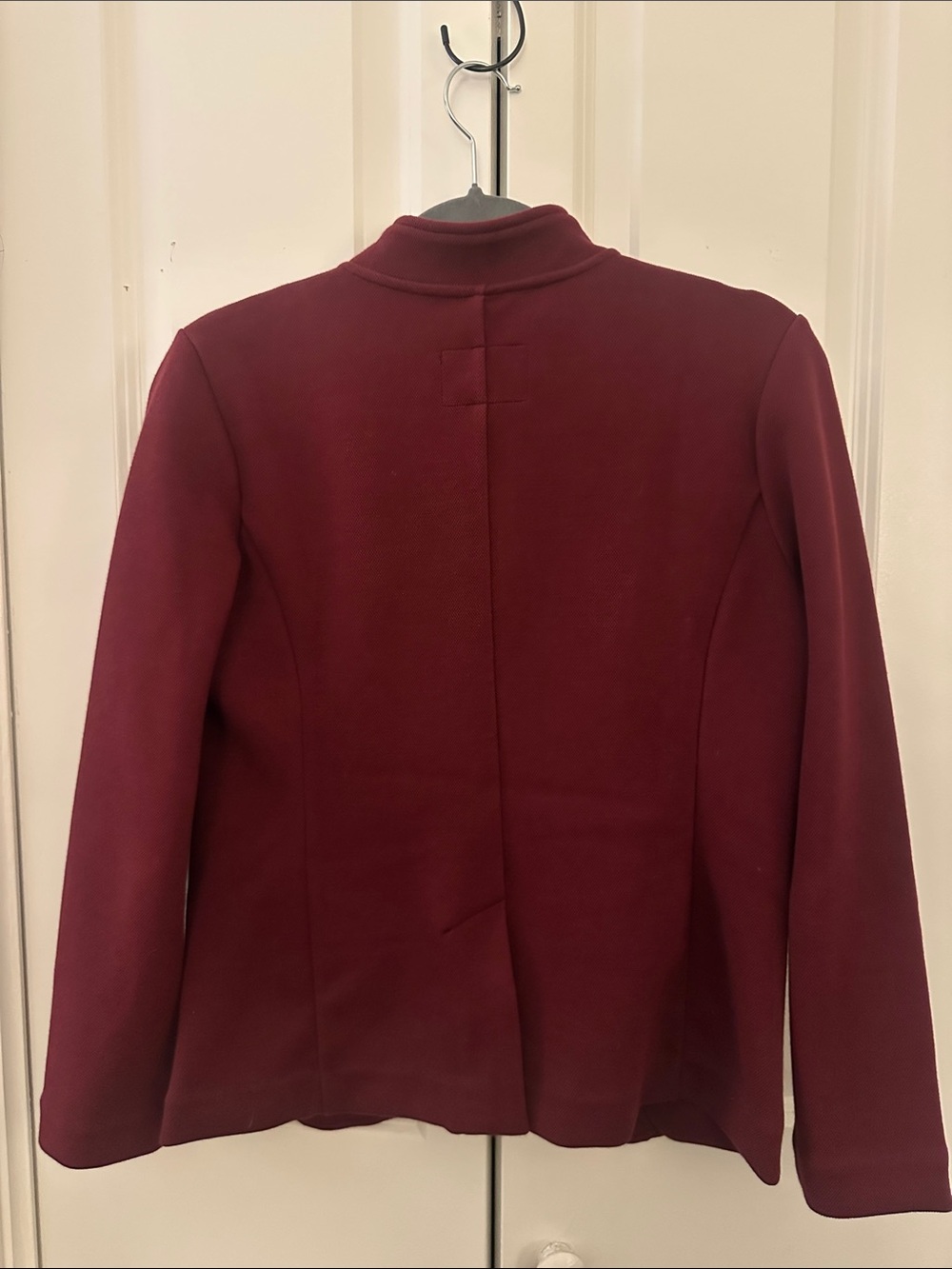Banana Republic Knit Pique Blazer in Bright Wine - Small Petite - Picture 4 of 6